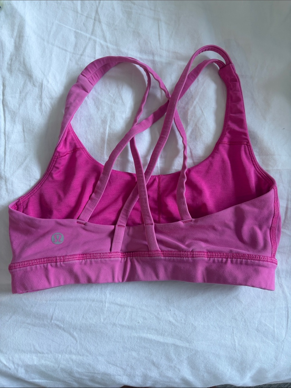 lululemon athletica Hot Pink Strappy Sports Bra